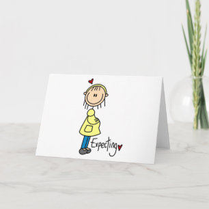 Faire-part Chiffre de bâtonnet attendu du bébé