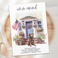 Chocolat Labrador Patriotique Custom Chig Moving