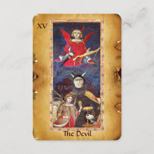 FAIRE-PART CIOTES ANCIENNES RENAISSANCE 15 / LE DIABLE