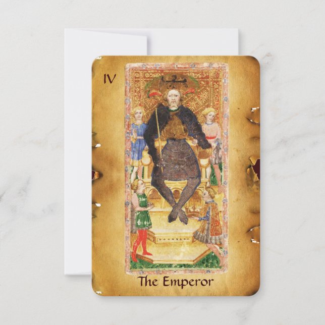 FAIRE-PART CIOTS DE RENAISSANCE ANTIQUE 4 / L'EMPEREUR (Devant)