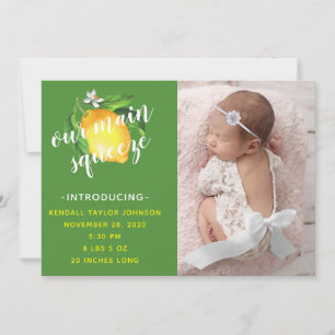 Faire-part Citron, notre source principale de photos Squeeze