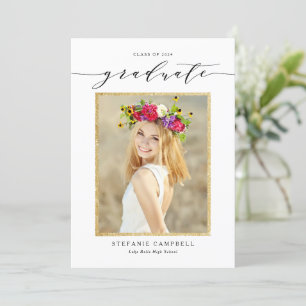 Faire-part Classe de Parties scintillant de script Whimsical 