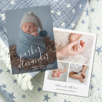 Collage de photos de bébé moderne naissance