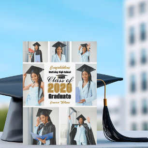 Faire-part Collage de photos de fin d'études Promotion 2026