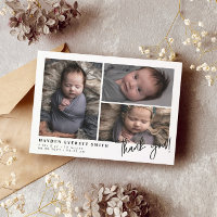 Collage photo bébé Nouveau Merci bébé