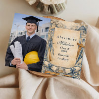 Conception de diplôme d'architecte en photographie