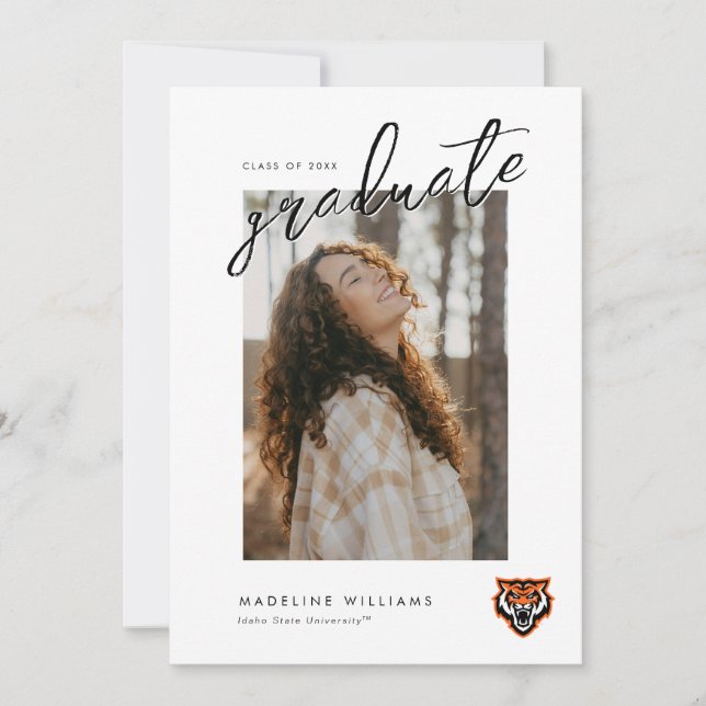 Faire-part Conception d'esprit des Bengals de l'Université d' (Devant)