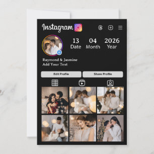 Faire-part Concevez votre propre collection de 7 photos