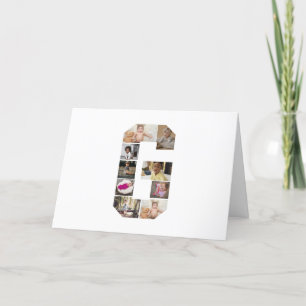 Faire-part Concevez votre propre lettre G photo Collage