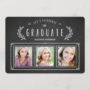 Faire-part Couronne sucrée   Annonce de remise de diplômes