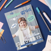 Couverture de magazine photo de maternelle amusant