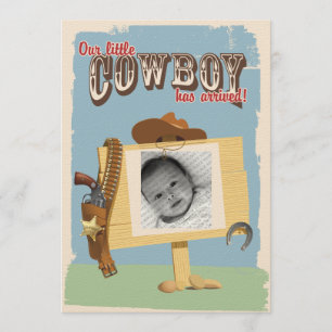 Faire-part Cowboy