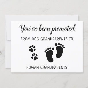 Faire-part Cute Promu De La Grossesse Des Grands-Parents De C