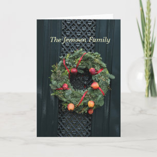 Faire-part d'adresse de porte d'entrée classique