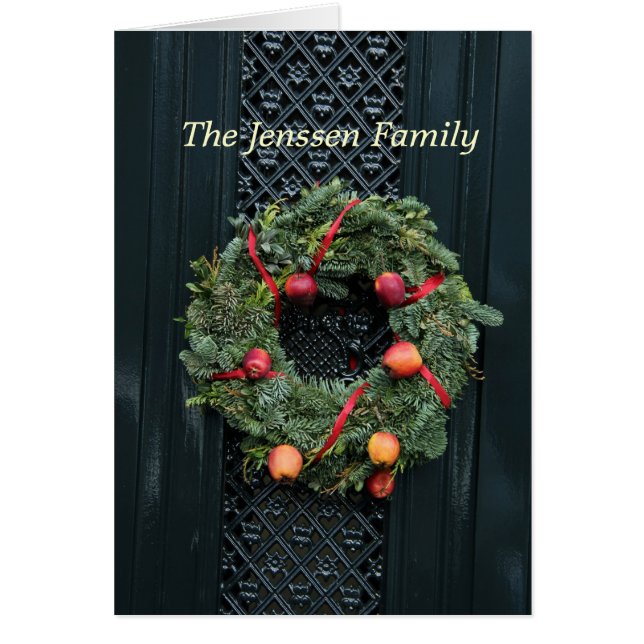 Faire-part d'adresse de porte d'entrée classique (Devant)