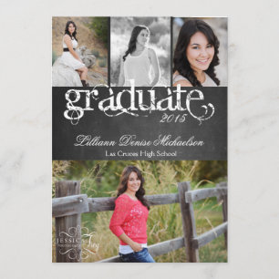 faire-part d'aîné de conseil de noir du tableau