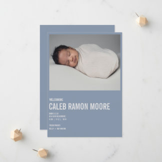 Faire-part D'ANNOTATION DE BÉBÉ