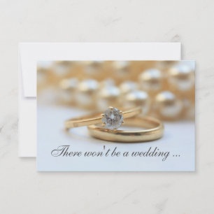 faire-part d'annulation du mariage