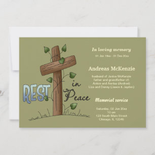 Faire-part Dans la mémoire aimante