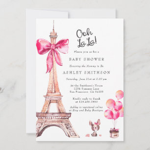 Faire-part de Baby Shower à Paris
