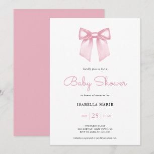 Faire-part de Baby Shower Arc-en-ciel Aquarelle Ro