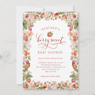 Faire-part de Baby Shower Berries