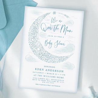 Faire-part de Baby Shower Élégant pour Célébrer la