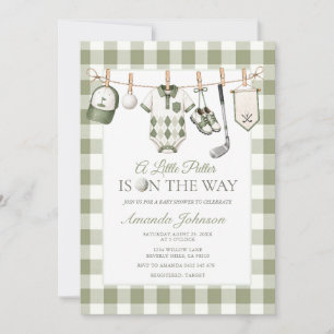 Faire-part de Baby Shower Little Putter