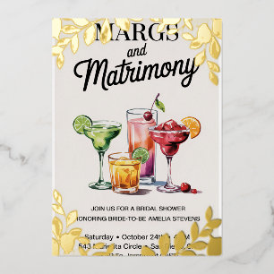Faire-part de Baby Shower "Margs et Matrimony" W
