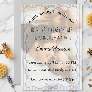 Faire-part de Baby Shower personnalisé Little Hunn