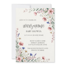 Faire-part de Baby Shower personnalisé sur le thèm