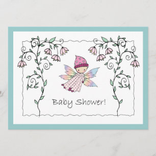 Faire-part de Baby Shower pour Bébé Fille Douce