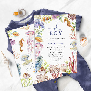 Faire-part de Baby Shower pour Garçon