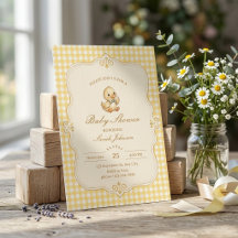 Faire-part de Baby Shower pour un Petit Canard