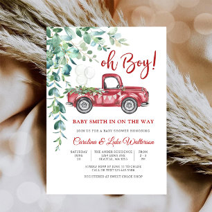 Faire-part de Baby Shower pour un Petit Garçon et 