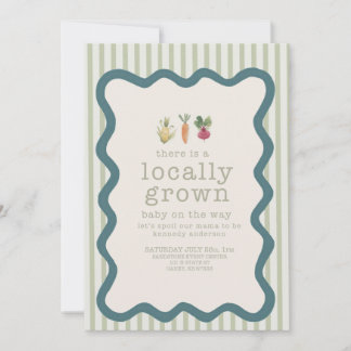 Faire-part de Baby Shower produit localement 