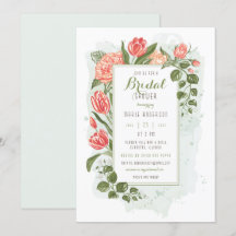 Faire-part de baiser de noces Floral Embrace