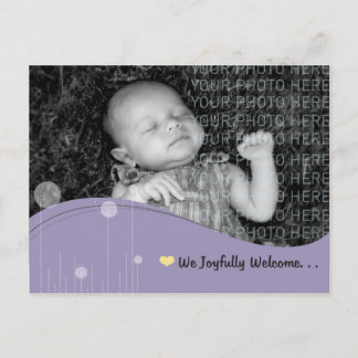 Faire-part de bébé