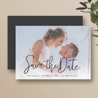 Faire-Part de Carte à Gratter Photo Chic et Simple