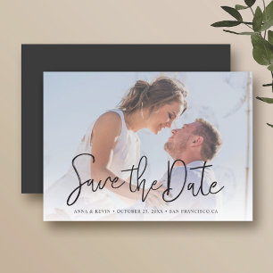 Faire-Part de Carte à Gratter Photo Chic et Simple