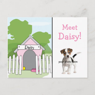Faire-part de chien - fille