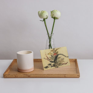 Faire-part de date de mariage en parchemin japonai