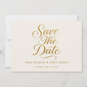Faire-part de date limite d'Ivoire de calligraphie