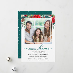 Faire-part de déménagement de Noël