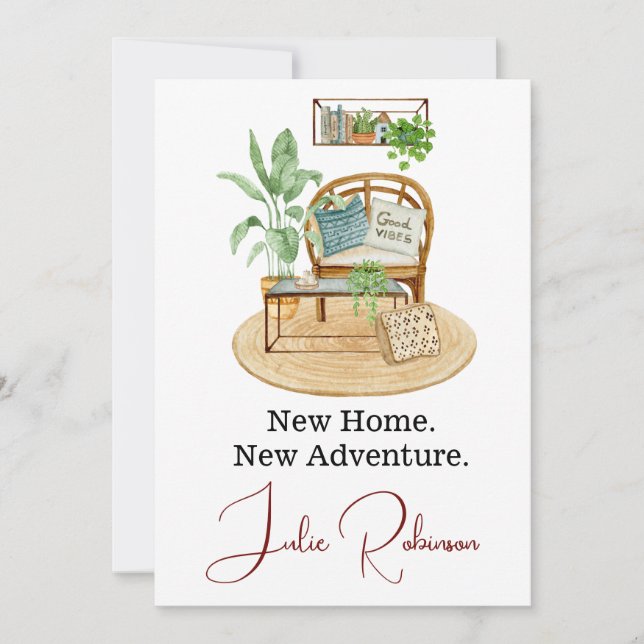 Faire-part de déplacement (Devant)