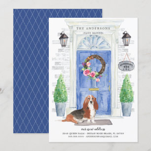 Faire-part de déplacement de la porte d'entrée de 