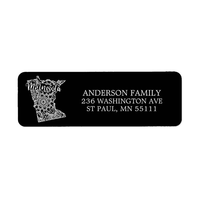 Faire-part de déplacement MINNESOTA couleur modifi (Devant)