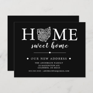 Faire-part de déplacement OHIO couleur modifiable