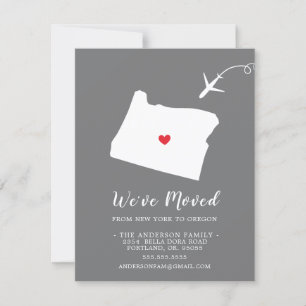 Faire-part de déplacement RÉGION D'ÉTAT