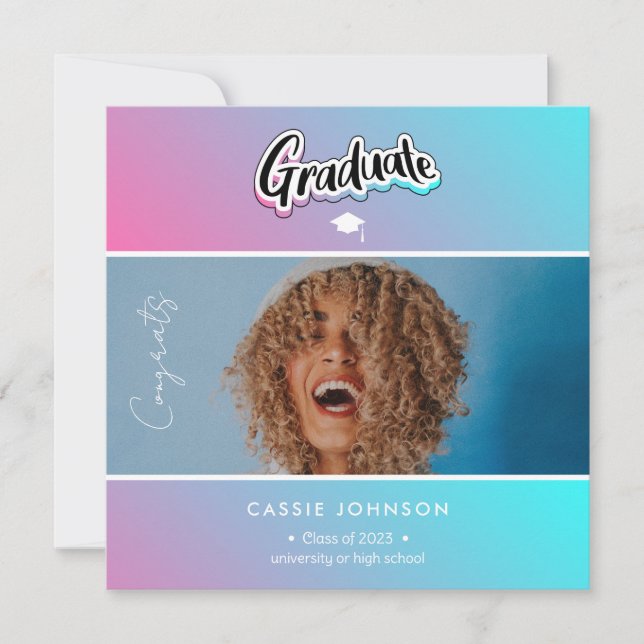 Faire-part de diplôme (Devant)